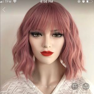 Dusty rose Katy wavy wig